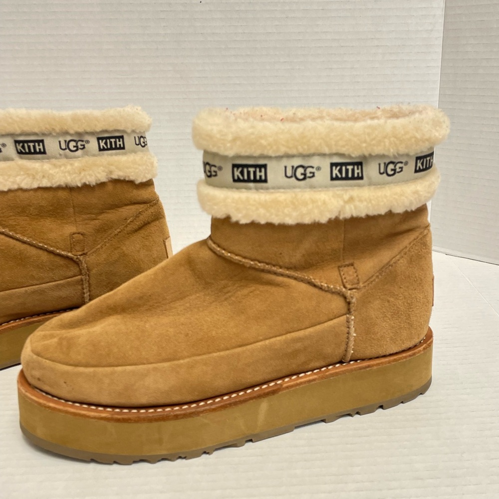 Ugg X Kith Boots Womens Size Us Chestnut Mid Sherpa Uggs Classic
